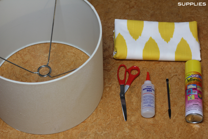 Mood Diy Fabric Covered Lampshade, How To Put Fabric On A Lampshade