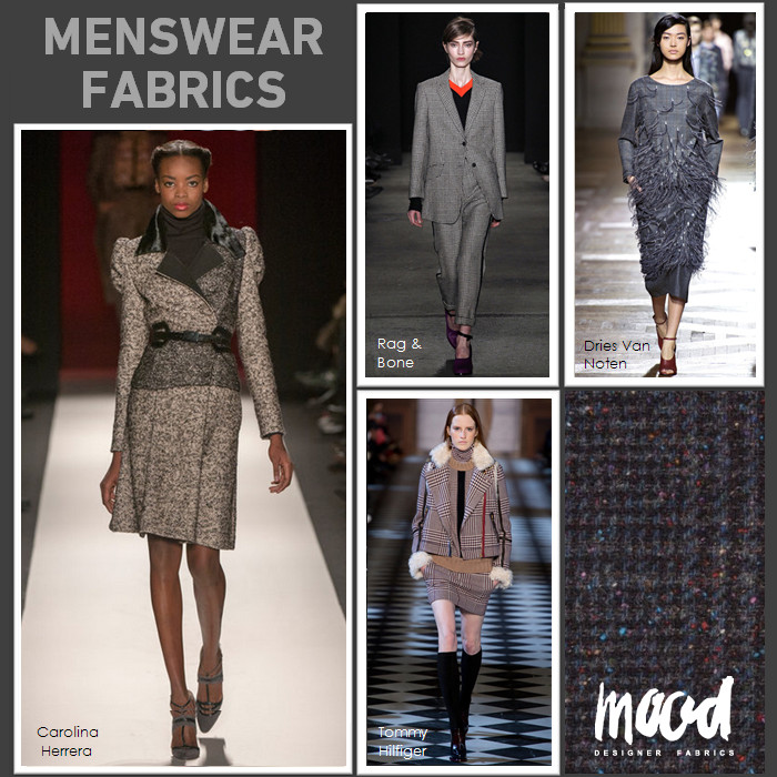 Menswear fabric trends