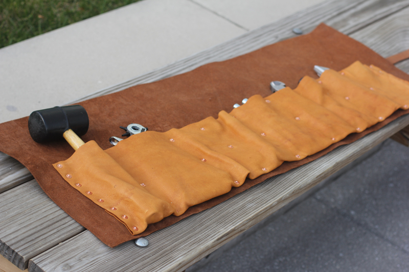Handmade Leather Tool Roll
