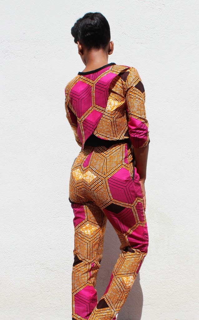 african print fashion pants suit pantsuit