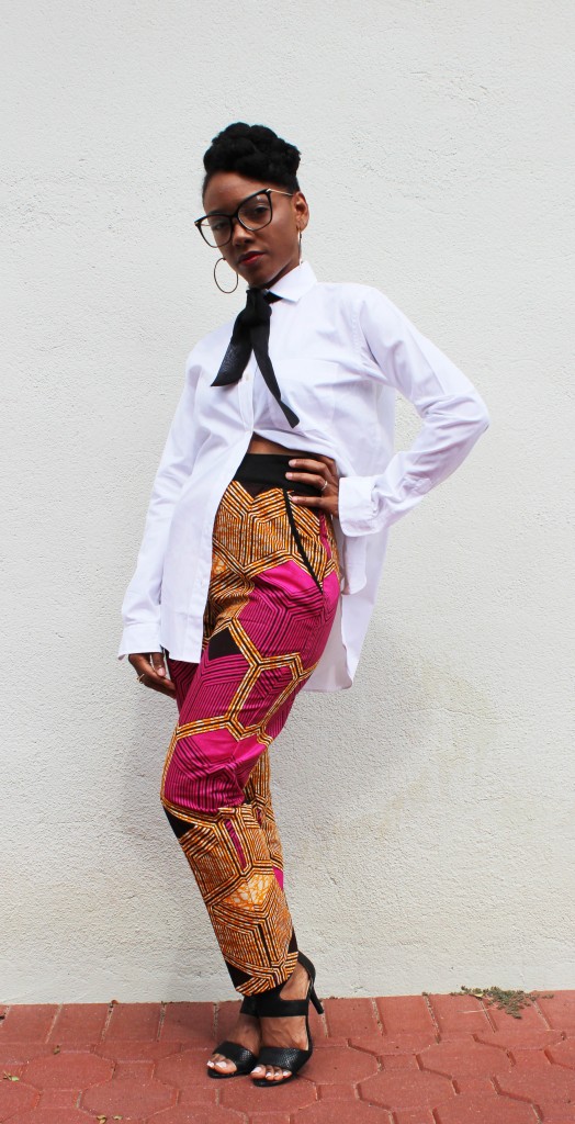 african print fashion pants