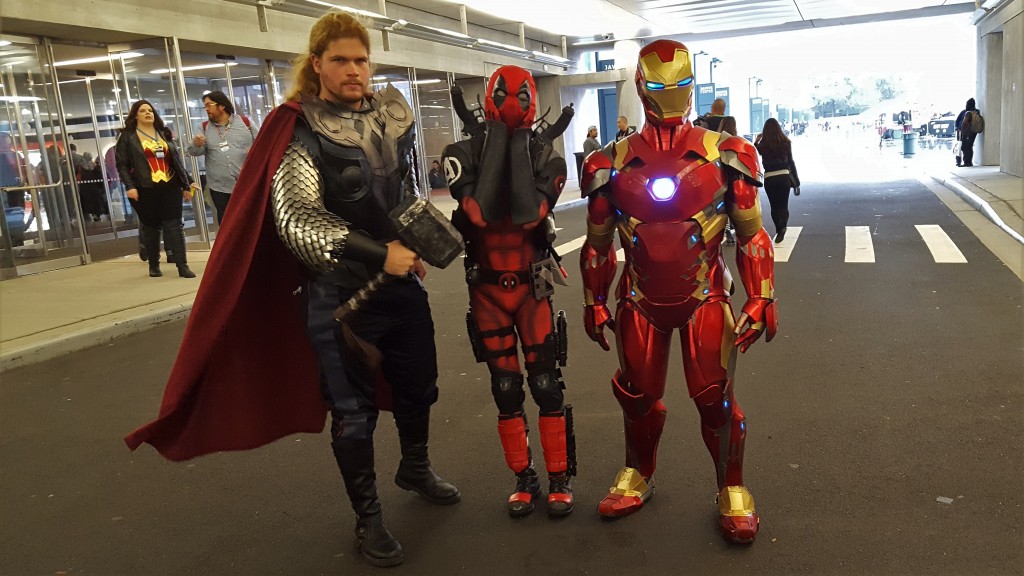 avengers thor iron man deadpool marvel cosplay nycc