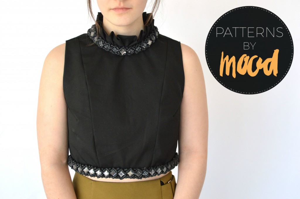 Hofte Habubu detaljer Mood DIY: Free Beaded Crop Top Sewing Pattern - Mood Sewciety