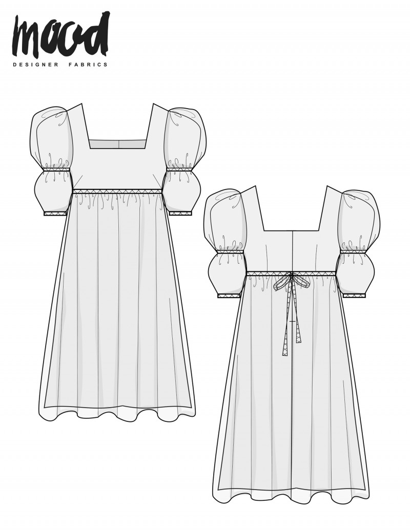 The Bridgerton Dress - Free Sewing Pattern - Mood Sewciety